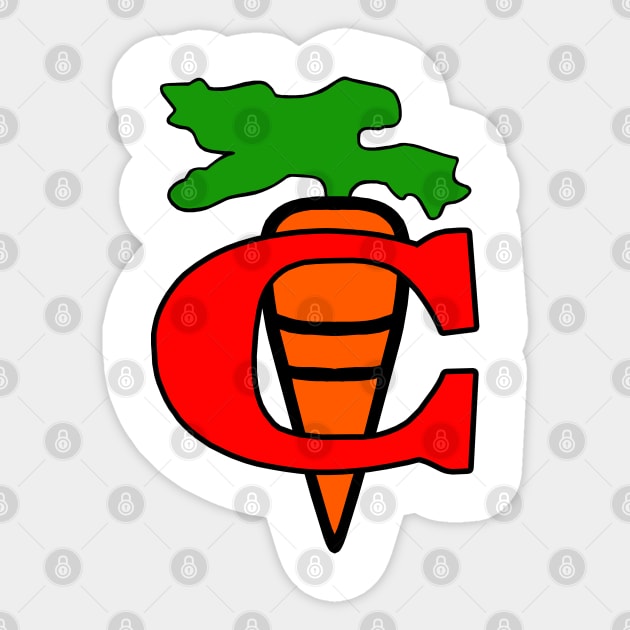 Captain Carrot Sticker by Federation Skum Kosplay